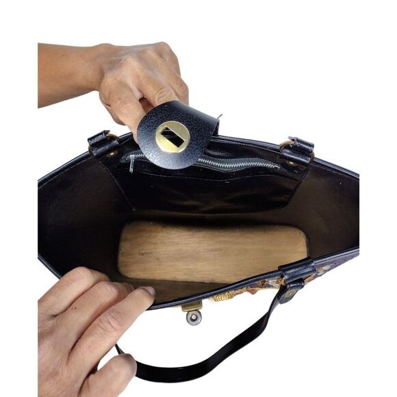 Vintage 1960s Sequined Jeweled Night Owl Moon & Stars Enid Collins Style Handbag - Picture 4 of 12